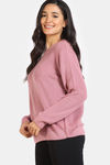 Zivame Retro Peek Jumpers Flat Knit Loungewear Top - Creole Pink — thumbnail 3